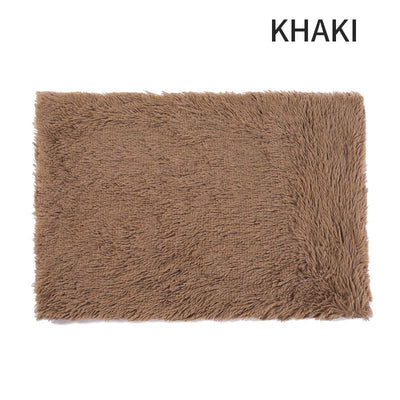 Dog Bed And Extra Matching Cover Sheet Dog Crate Pad Ultra Soft Dog Bed Mat Washable Pet Kennel Bed With Non-Slip Bottom Fluffy Plush Sleeping Mat For Large Medium Small Dogs - Sm to 2XL- 2 of 18