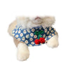 Small Dog Cat Cute Cherry Bibs Scarf Pet Bandana Neckerchief Accessories, Blue - 1 of 2