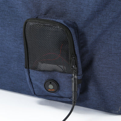 Pet Life "Hush Puppy" Electronic Heating and Cooling Smart Collapsible Pet House Blue partial