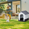 26 inch Plastic Dog House, Indoor Outdoor Doghouse 11 of 13