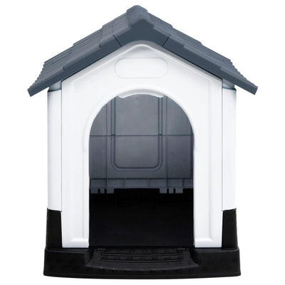 Dog House Gray 22.4"x26.8"x26" front fiew