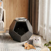 25.98'' Shaped Modern Pet Furniture Cat Kennel Side Table MDF Multi-Purpose Furniture - 17 of 32