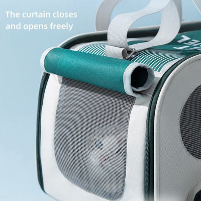 Pet Carrier Bag Soft Sided Collapsible Portable PET Travel Carrier Bag- 7 of 10