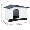 Dog House Gray 35.6"x26.8"x26"  Dimensions