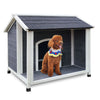 Outdoor Wooden Dog House, Waterproof Dog Cage main view