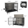 furniture dog crate dimensions