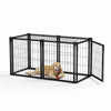 Dog Crate 47.2" Dog Kennel for Small Medium Dogs, Puppy Dog Playpen with Top, Pet Cage, Indoor, Black.47.2"L x 22"W x 24"H. - 2 of 15