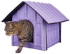 Pet Life 'Collaps lightweight Travel Pet House Lavender