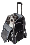 Touchdog Wuffle Duffle Wheeled Backpack Pet Carrier - Black - 3 of 8