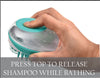  Shampoo Dispensing Massage and Bathing Brush release dog shampoo