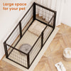 Dog Crate 47.2" Dog Kennel for Small Medium Dogs, Puppy Dog Playpen with Top, Pet Cage, Indoor, Black.47.2"L x 22"W x 24"H. - 5 of 15