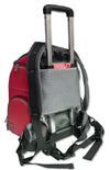 Touchdog Wuffle Duffle Wheeled Backpack Pet Carrier - Red - 2 of 8