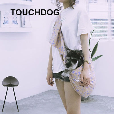 Touchdog 'Paw-Ease' Over-The-Shoulder Travel Sling Pet Carrier - 6 of 9
