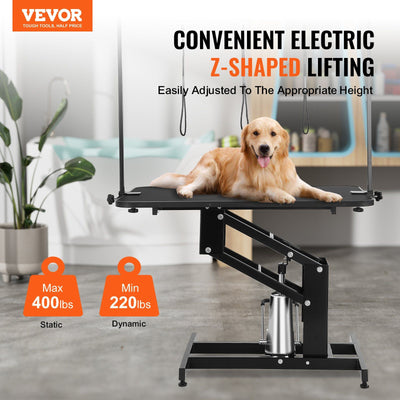 VEVOR 43" Hydraulic Pet Grooming Table, Max Bearing 400LBS - 2 of 6