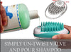  Shampoo Dispensing Massage and Bathing Brush with shampoo