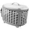 Circular Shelled Perforate Lightweight Collapsible Military Grade Transporter Pet Carrier -3 of 3