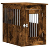 Furniture dog crate close view