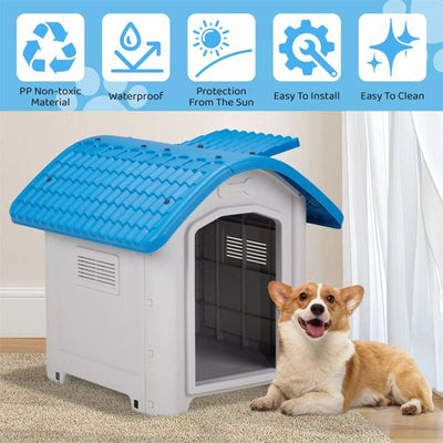 28.7"Large plastic pet house/dog house Waterprooff