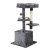 Double Level Cat Tree Stand House back side