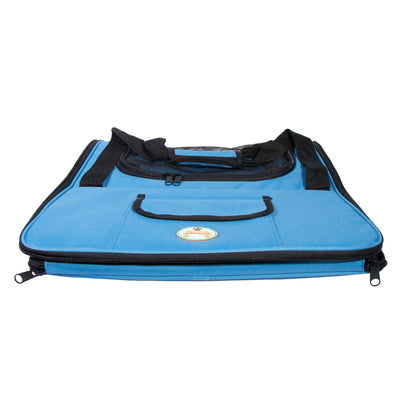 Ultra-Lock' Collapsible Safety Travel Wire Folding Pet Car Seat Carrier - Blue - 3 of 4