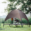 Elevated Pet Dog Bed Tent with Canopy, Pet Puppy Bed Outdoor Tent House, Breathable Portable Dog Cushion with Sun Canopy Double-Layer Camp Tent - 4 of 6