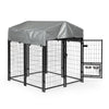 Heavy Duty Dog House, Dog Pen with Roof, door opening