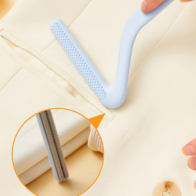 Portable Lint Remover, Clothes Fuzz TPR Shaver - Reusable Double Sided Lint Remover Travel Brush For Removing Lint Pet Hair Dust In Cloth And Furniture - 6 of 7