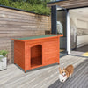 Waterproof Wood Dog House angle view