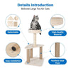 Cat Furniture 2-Tier Cute Small Cat Tree for Indoor  10 of 14