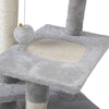 Double Level Cat Tree Stand House middle level