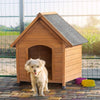 Outdoor Dog House, Waterproof Puppy Shelter Indoor Doghouse with Elevated Floor sturdy