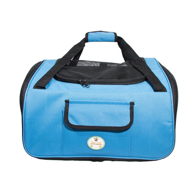 Ultra-Lock' Collapsible Safety Travel Wire Folding Pet Car Seat Carrier - Blue - 2 of 4