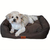 Dog Bed Washable Medium Dog Cat Sofa Bed Super Soft Rectangular Cuddle Pet Bed with Non-Slip Fluffy Bottom - 2 of 8