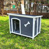 Large Wooden Dog House, Outdoor Waterproof Dog Cage raised floor