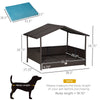 Wicker Dog House Elevated Raised Rattan Bed dimensions