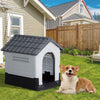 26 inch Plastic Dog House, Indoor Outdoor Doghouse  3 of 13