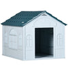 PawHut Plastic Dog House, door opening