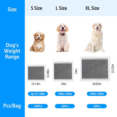 100Pcs Dog Pee Training Pads Super Absorbent Leak-proof Quick Dry - 6 of 10