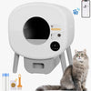 Automatic Smart Cat Litter Box, Large Capacity Self-Cleaning Litter Box with Infrared/Gravity/Ambient Light Function(Model B) - 1 of 13