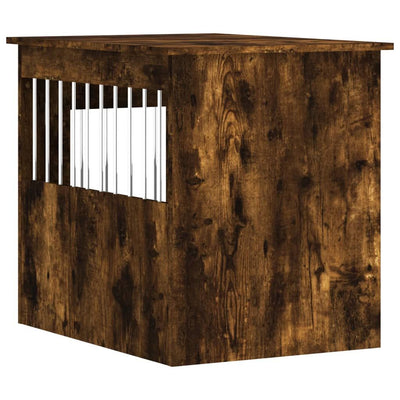 furniture dog crate back and side view