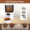 5L Automatic Pet Feeder Timed 2.4G WiFi Cat Feeder With App Control 1-10Meals Dry Food Per Day Type-C Battery Dual Power Supply For Cats Dogs - 6 of 10