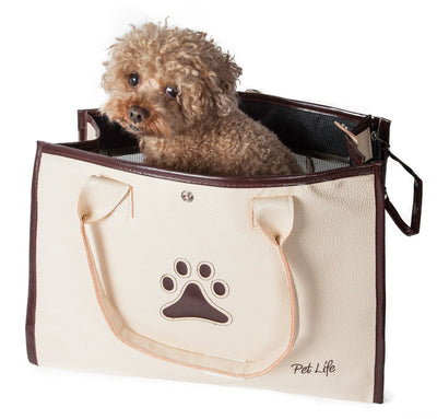 Posh Paw' Pet Carrier - Tan - 1 of 3