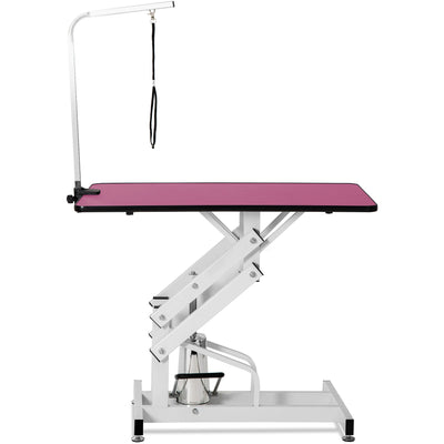 42.5INCH HYDRAULIC PET GROOMING TABLE PINK COLOR - 6 of 6