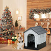 26 inch Plastic Dog House, Indoor Outdoor Doghouse 12 of 13