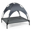 Portable Elevated Outdoor Pet Bed with Removable Canopy Shade - 1 of 15