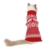 Dog Reindeer Holiday Pet Clothes Sweater for Dogs Puppy Kitten Cats - XXS to L - 3 of 5