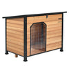  Outdoor Dog House, Waterproof Insulated Dog House Angle view