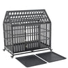 Heavy Duty Dog Cage pet Crate with Roof & window on roof - 8 of 9