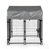 Heavy Duty Dog House, Dog Pen with Roof, with roof attached