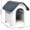 Dog House Gray 23.2"x29.5"x26" Polypropylene Dimenstions